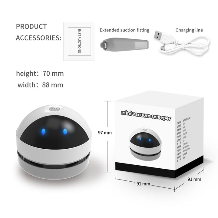 BowLift | USB Charging Mini Vacuum Cleaner