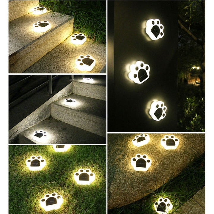 BowLift | Cat Paw Solar Powered Outdoor Floor Lamps