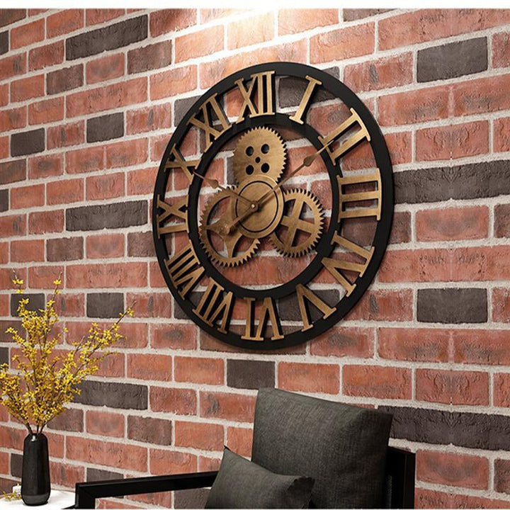 BowLift | Handmade Oversized 3D Retro Decorative Wall Clock