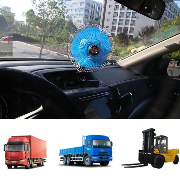 Mini Adjustable Cooling Car Clip Fan | Bowlift