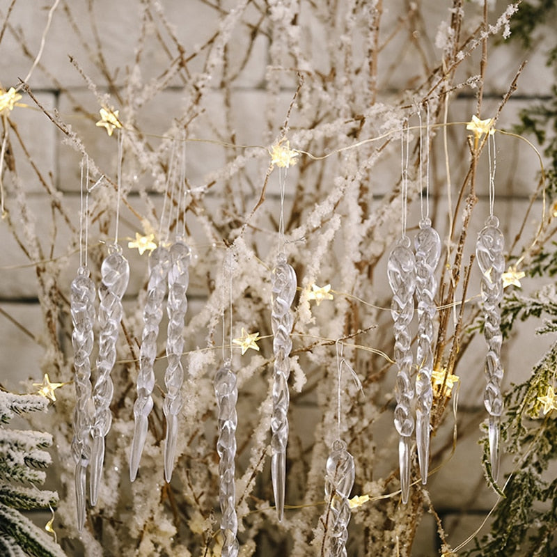 BowLift | 12Pcs Christmas Tree Decoration Artificial Icicles