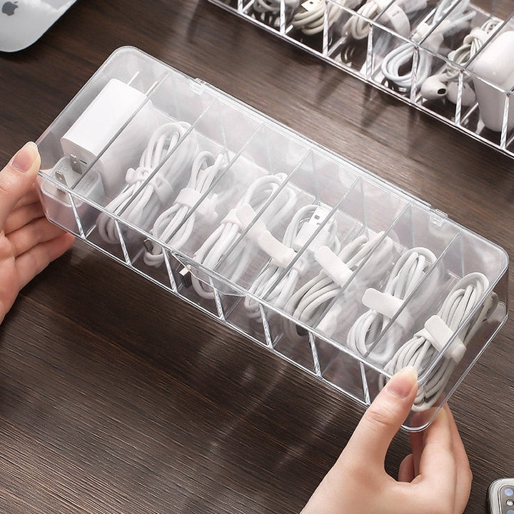 BowLift | Transparent Cable Organizer Box