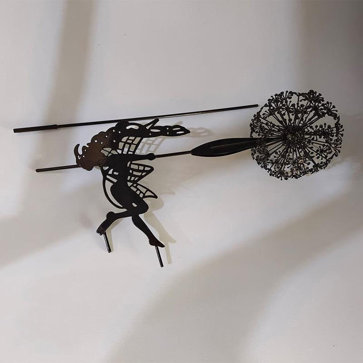 BowLift | Fairies and Dandelions Dancing Together Sculpture for Outdoor Garden