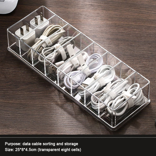 BowLift | Transparent Cable Organizer Box