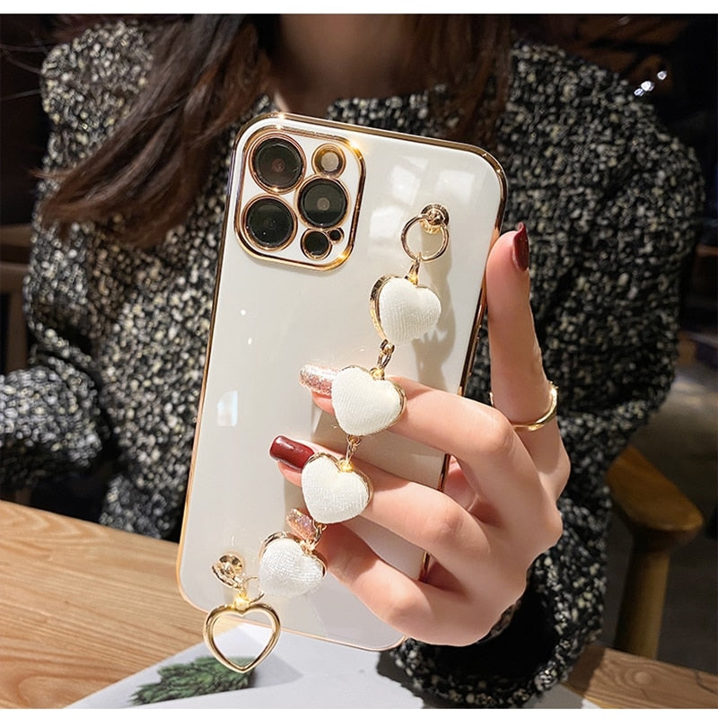 BowLift | Precious Metal Heart iPhone Case
