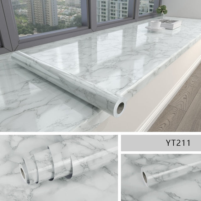 BowLift | Marble Effect Self-adhesive Waterproof Wallpaper