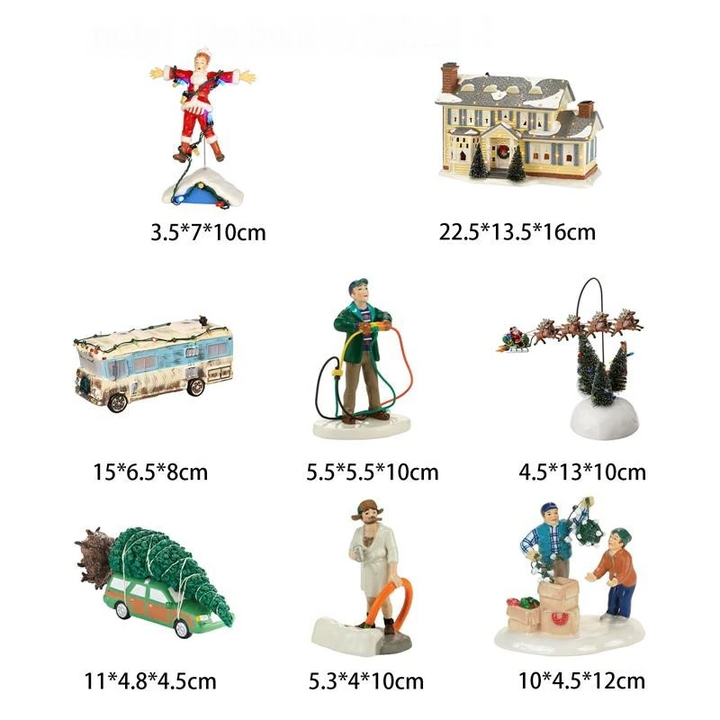 BowLift | Miniature Christmas House Desktop Decor