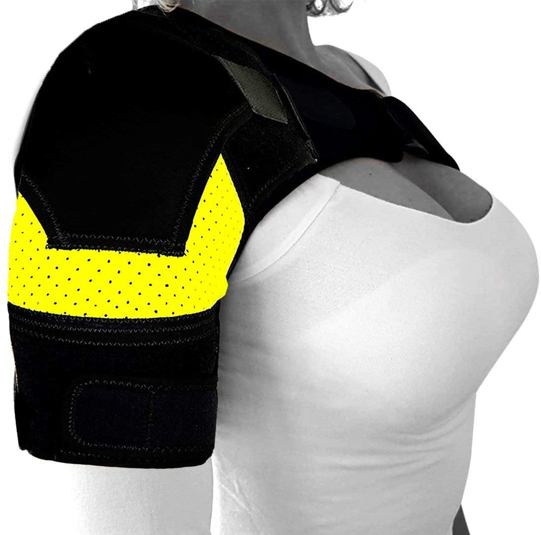 Shoulder brace with compression padding Bowlift