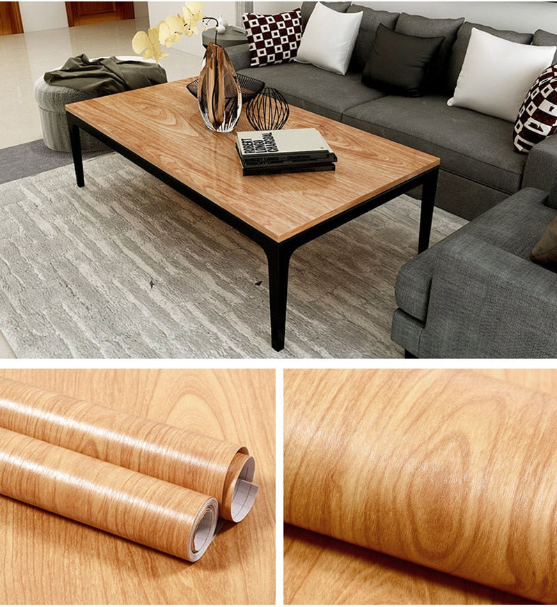 BowLift | Self-Adhesive  Wood Grain Wall Sticker