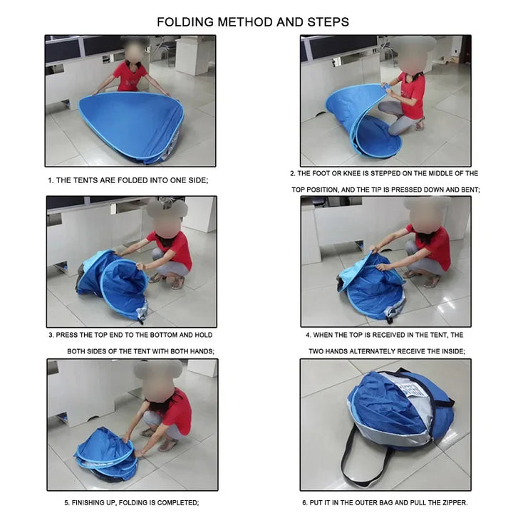 BowLift | Automatic Pop-Up Ultralight Full Shade Beach Tent