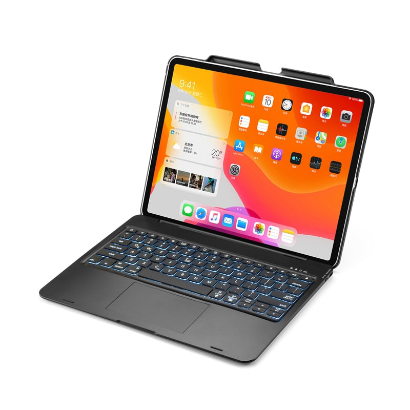 BowLift | Wireless Backlit Keyboard iPad Holder Case