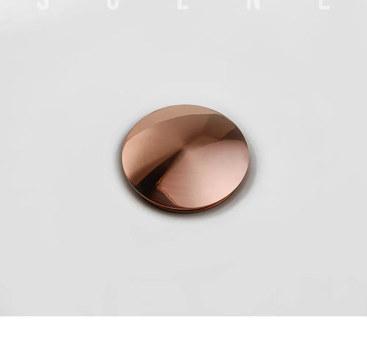 Bagnolux Rose Gold Sink Drain Valve Bowlift