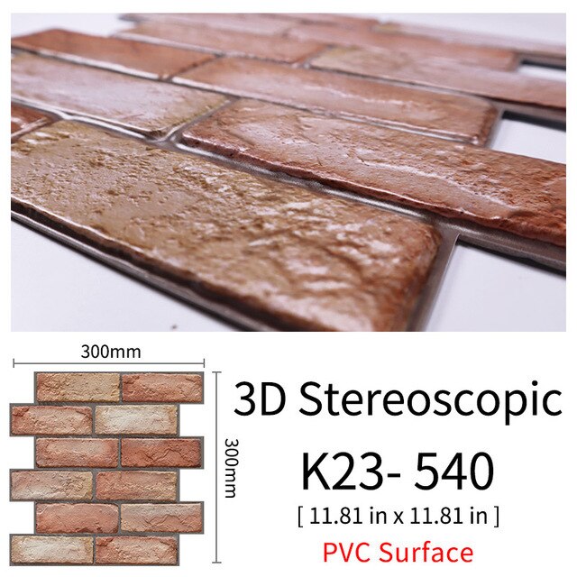 BowLift | 3D Self-Adhesive Cobblestone Wall Stickers