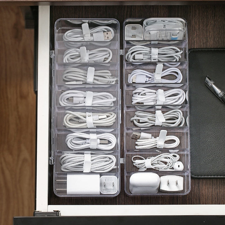 BowLift | Transparent Cable Organizer Box