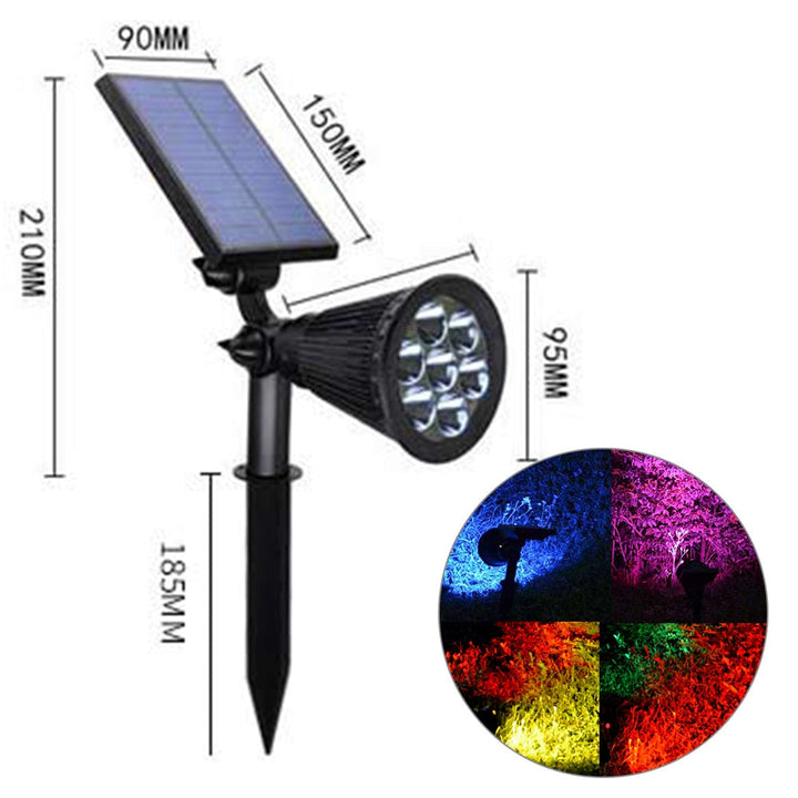 BowLift | Solar-Powered Colorful Adjustable Garden Spotlight