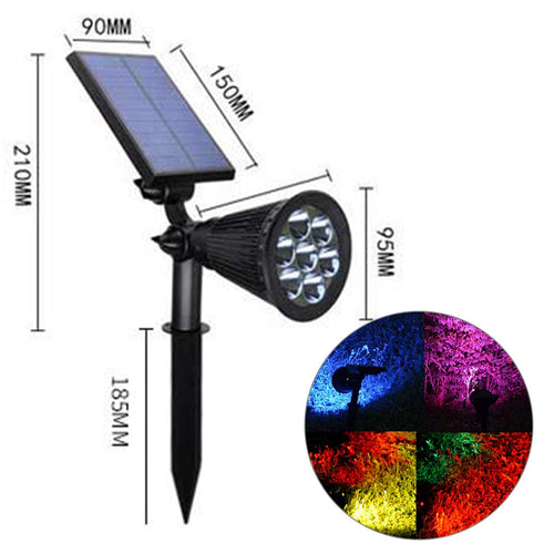 BowLift | Solar-Powered Colorful Adjustable Garden Spotlight