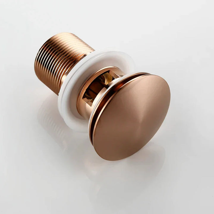 Bagnolux Rose Gold Sink Drain Valve Bowlift