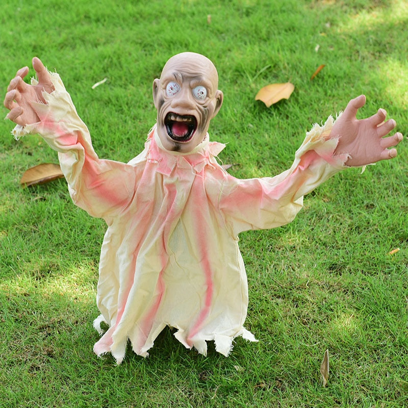 BowLift | Scary Screaming Zombie Garden Halloween Decoration