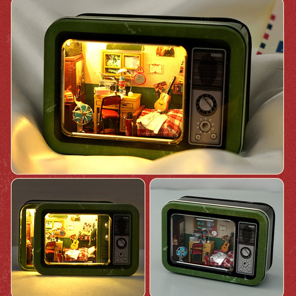 BowLift | Mini Mansion Wooden Furnished Doll House