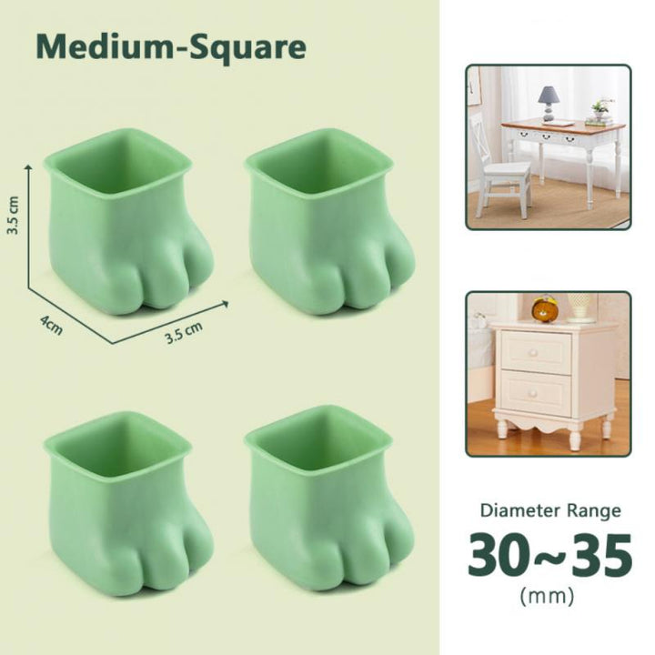 BowLift | 4Pcs Non-Slip Cat Paw Furniture Leg Cover