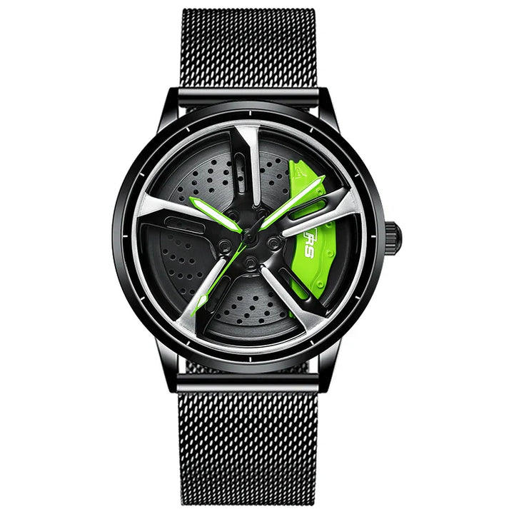 BowLift | Speedster Chrono Quartz Spinning Wheel Men Watch