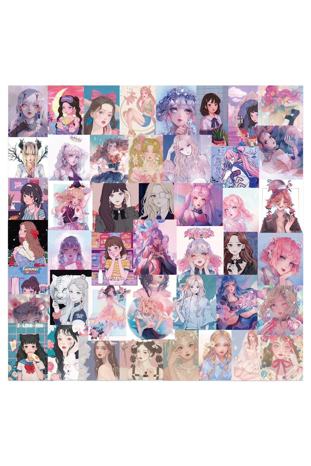 Girls Theme Sticker Set | Bowlift