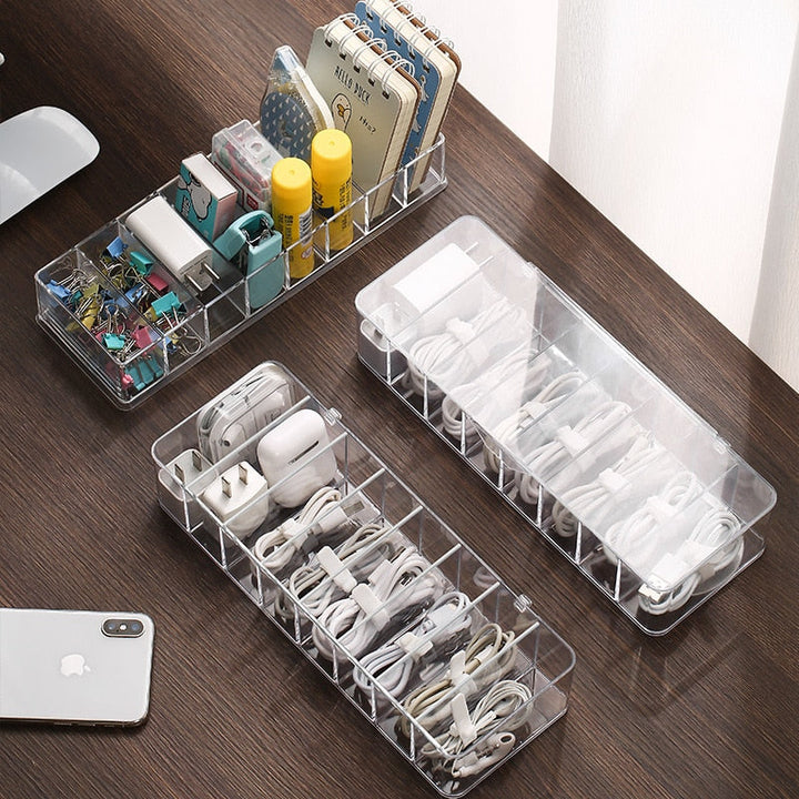 BowLift | Transparent Cable Organizer Box
