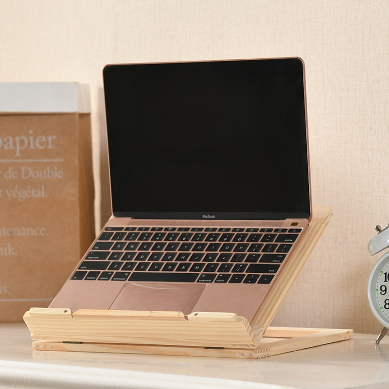 BowLift | Creative Bookworm Wooden Tablet Stand