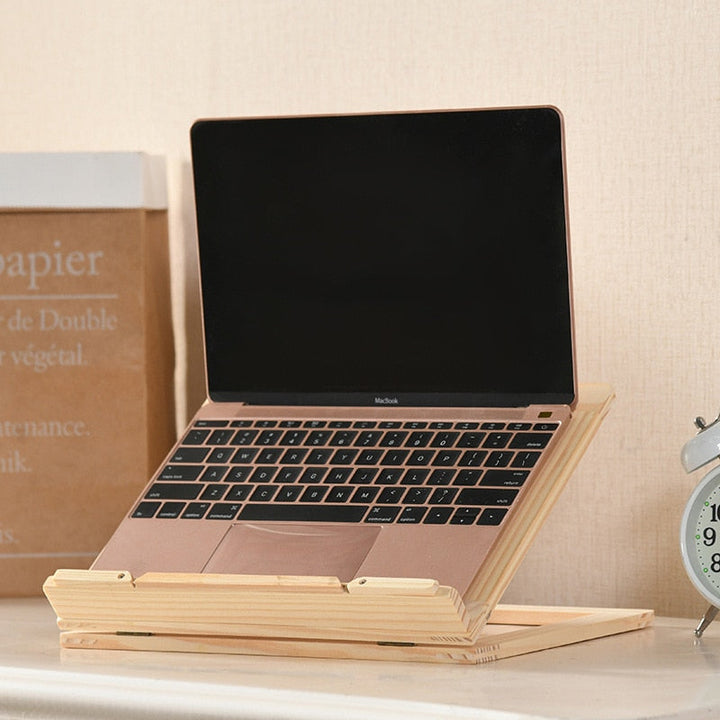 BowLift | Creative Bookworm Wooden Tablet Stand
