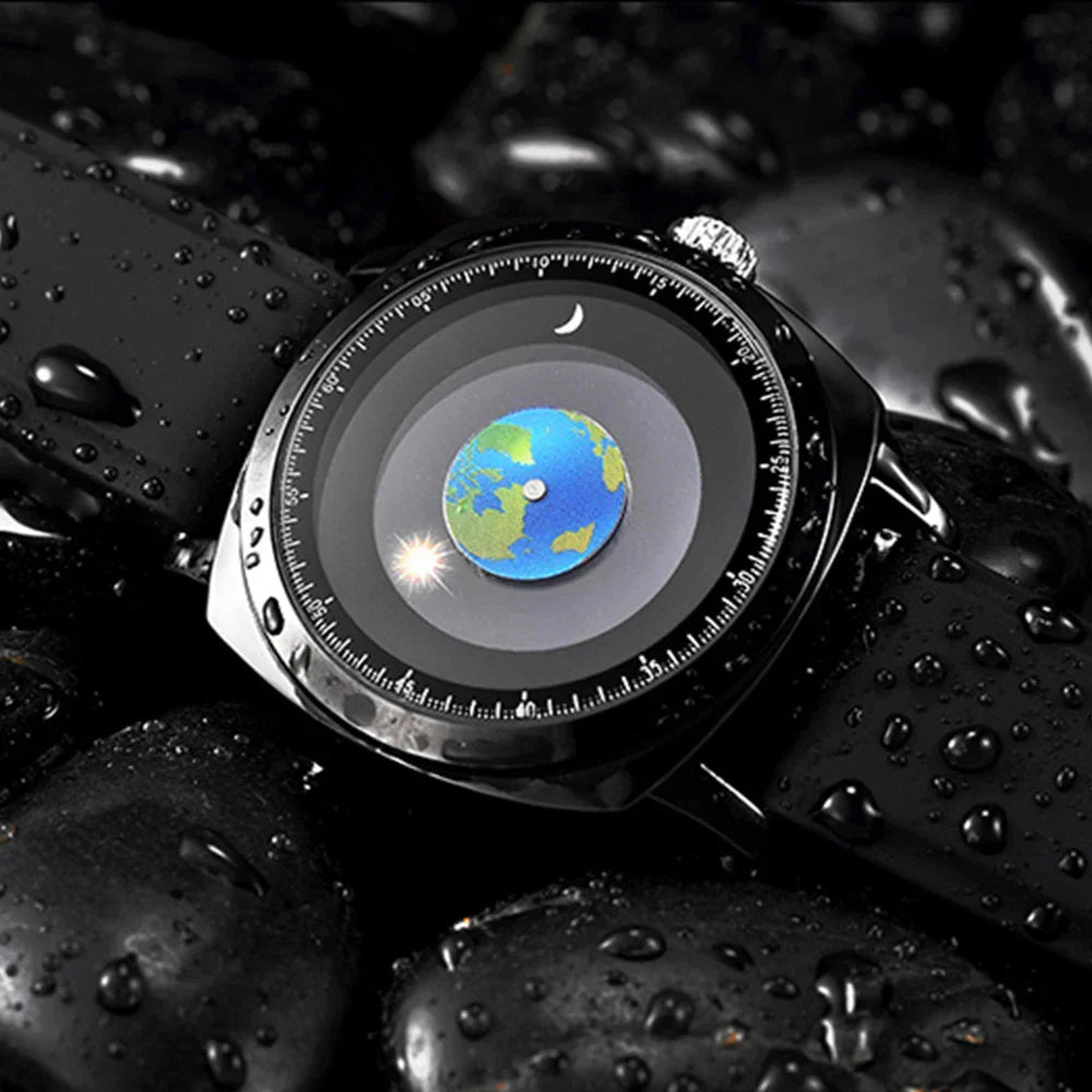 BowLift | Rotating Earth Galactic Quartz Watch
