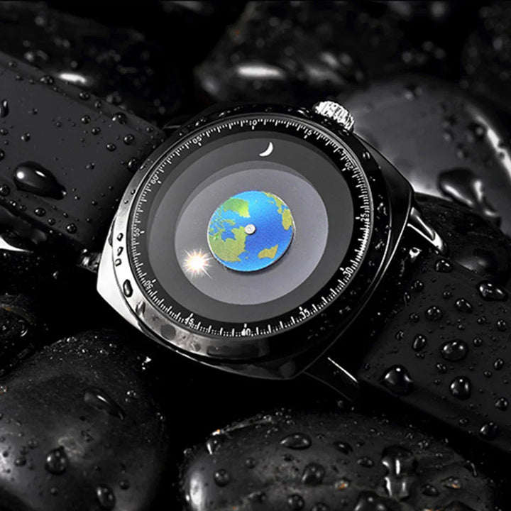 BowLift | Rotating Earth Galactic Quartz Watch