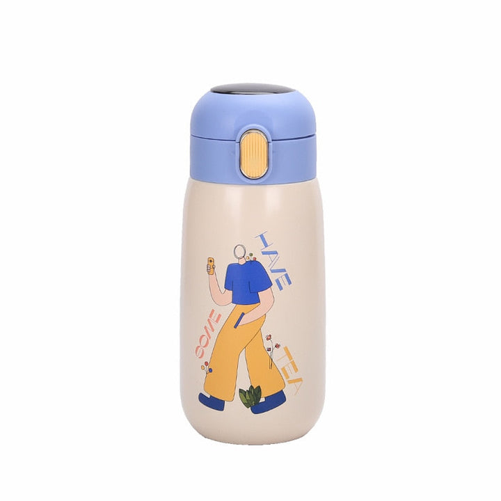 Funky LED Temperature Display Thermal Water Bottle | Bowlift