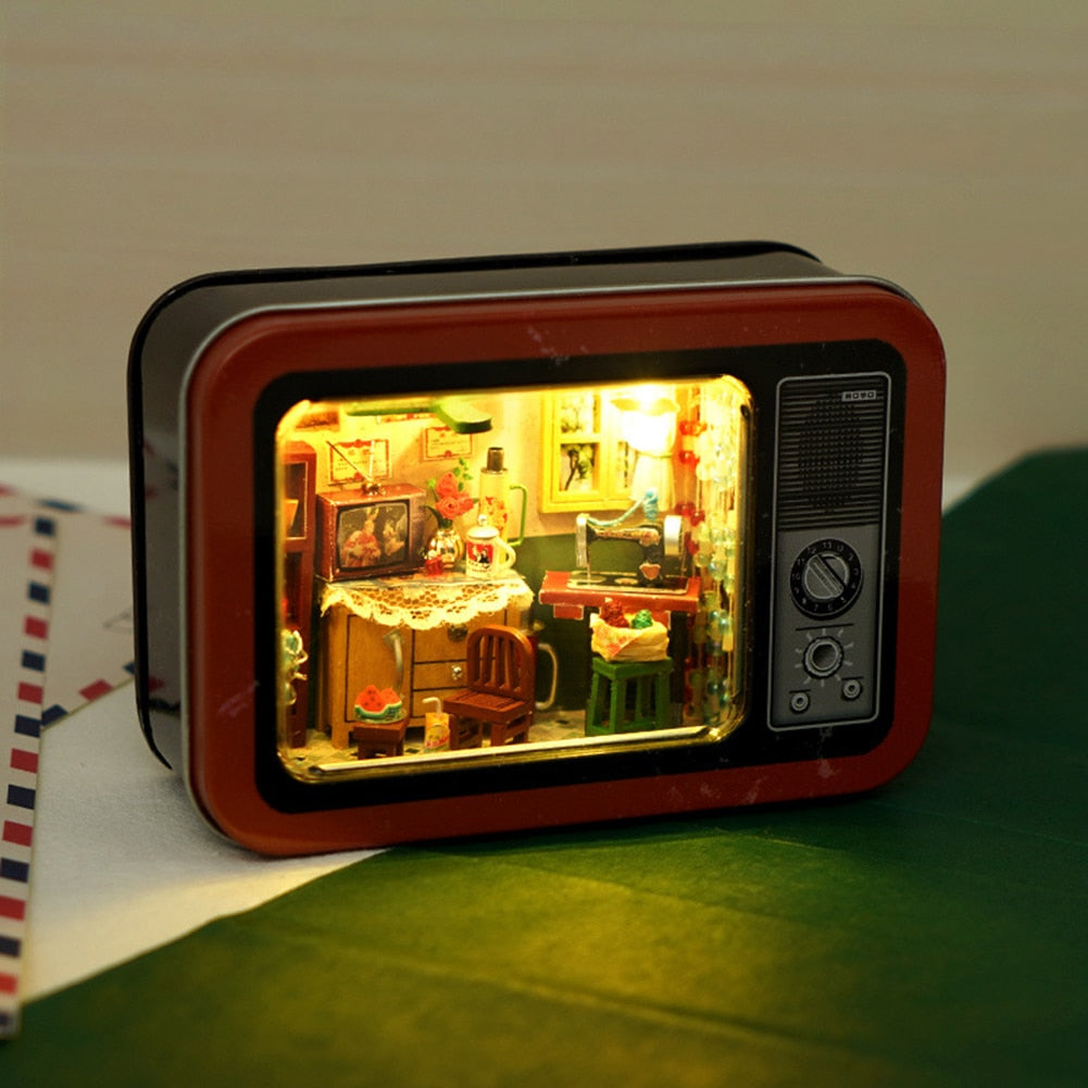 BowLift | Mini Mansion Wooden Furnished Doll House