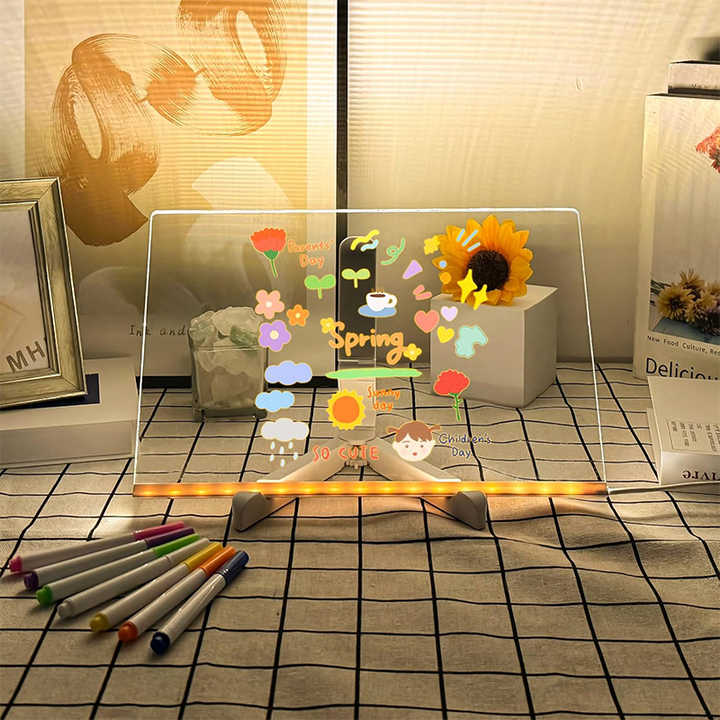 BowLift | Kiddli LED Drawing Board – Reusable Writing Board with Light Pen