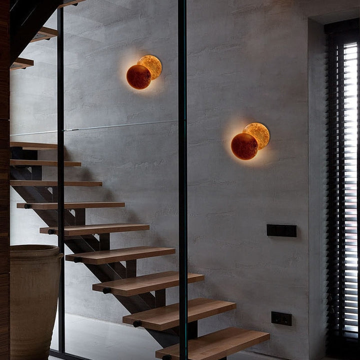 BowLift | Elegant Lunar Eclipse Wall Lamp