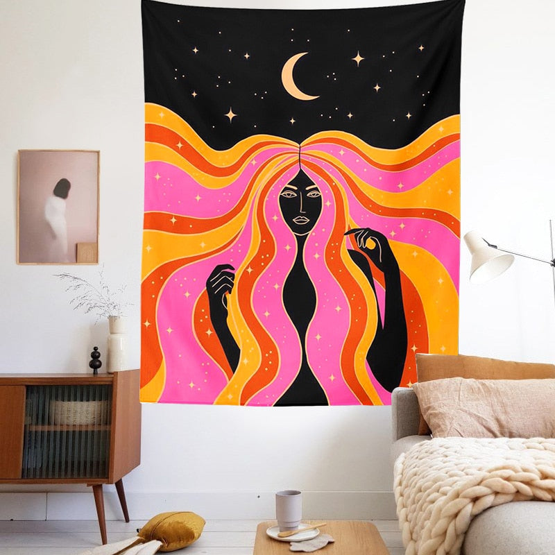 BowLift | Bohemian Style Moon Energy Wall Hanging Decor