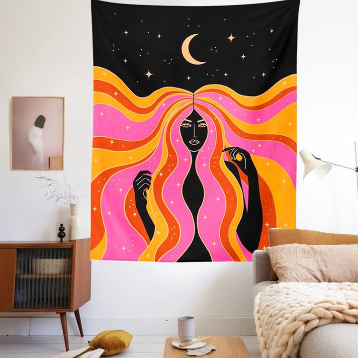 BowLift | Bohemian Style Moon Energy Wall Hanging Decor