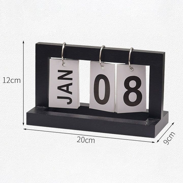 BowLift | Wooden Flip Desktop Daily Calendar