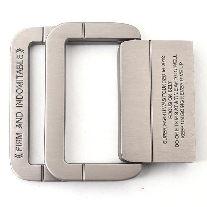 BowLift | Unisex Canvas Belt – Double Metal Ring Buckle, Adjustable