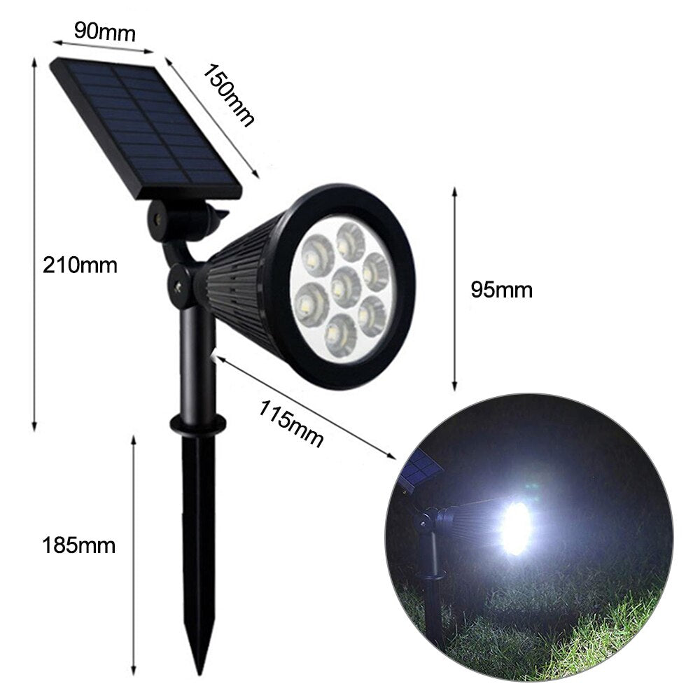 BowLift | Solar-Powered Colorful Adjustable Garden Spotlight
