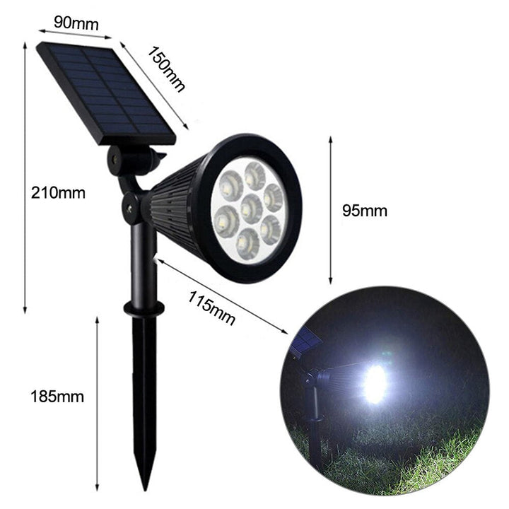 BowLift | Solar-Powered Colorful Adjustable Garden Spotlight