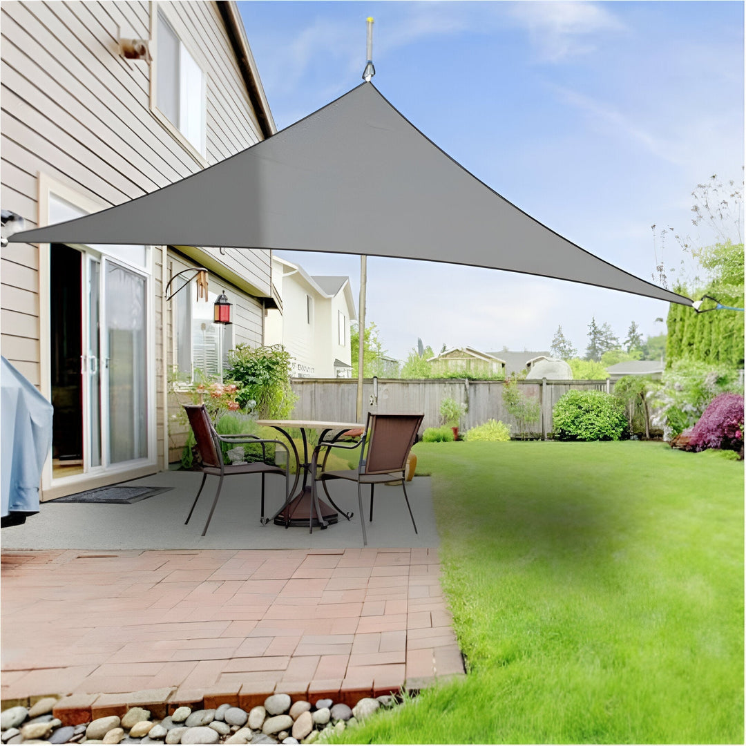 BowLift | Water-repellent Sunshade – UV protection for Balcony, Garden or Terrace (Triangle or Square)