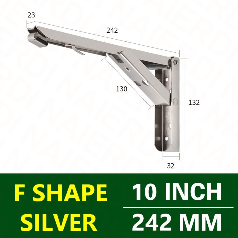 BowLift | Wall-Mounted Foldable Shelf Organizer Bracket