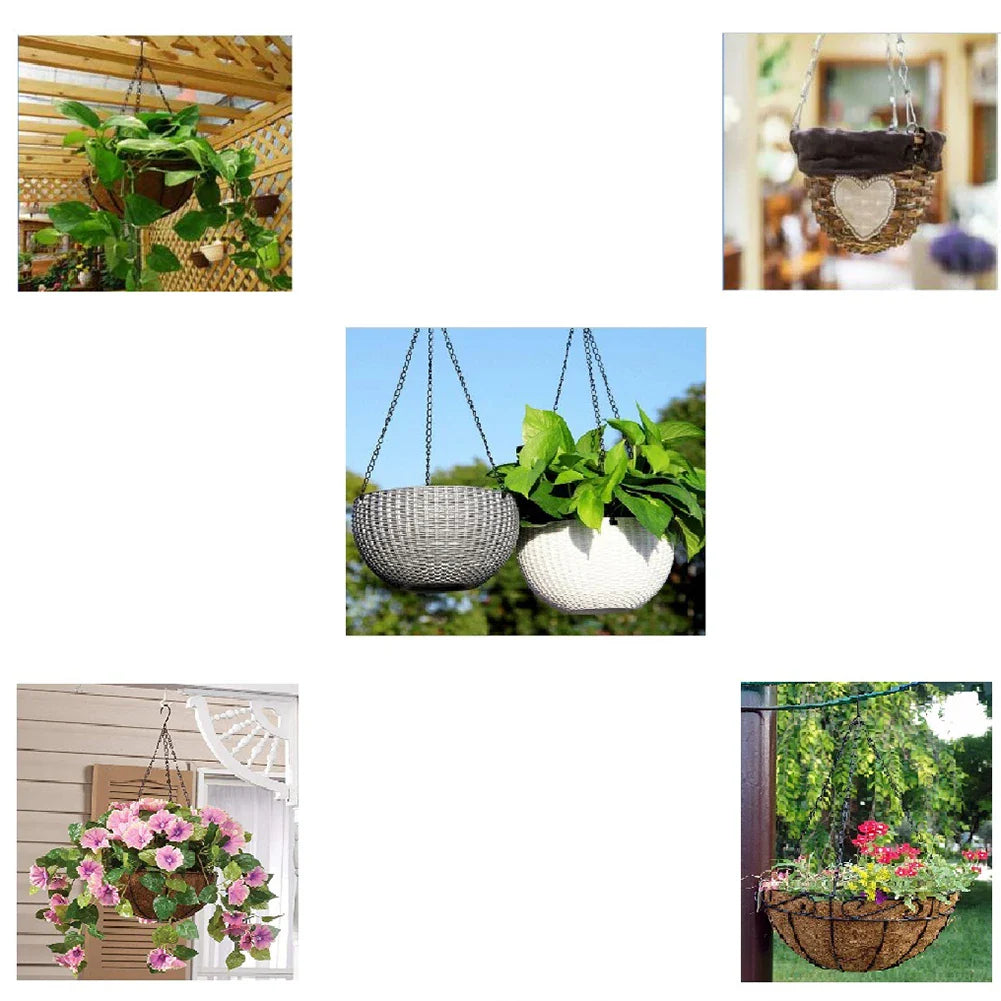 BowLift | Stable Plant Hangers with Chains – Robust Suspension for Flower Pots and Garden Plants