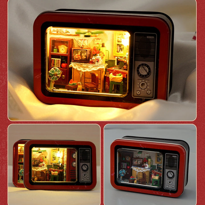 BowLift | Mini Mansion Wooden Furnished Doll House
