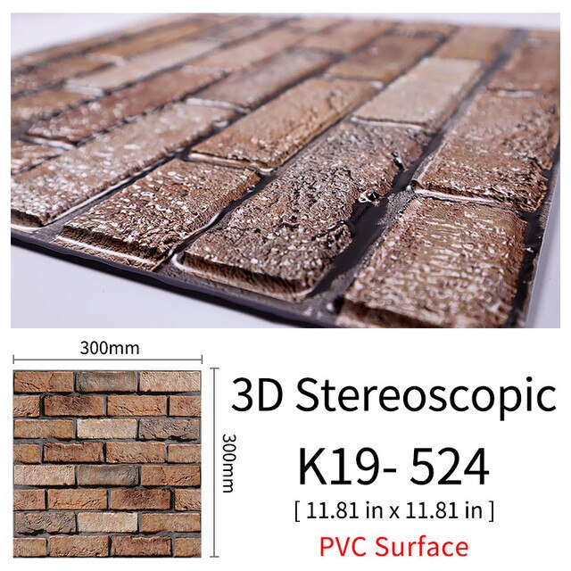 BowLift | 3D Self-Adhesive Cobblestone Wall Stickers