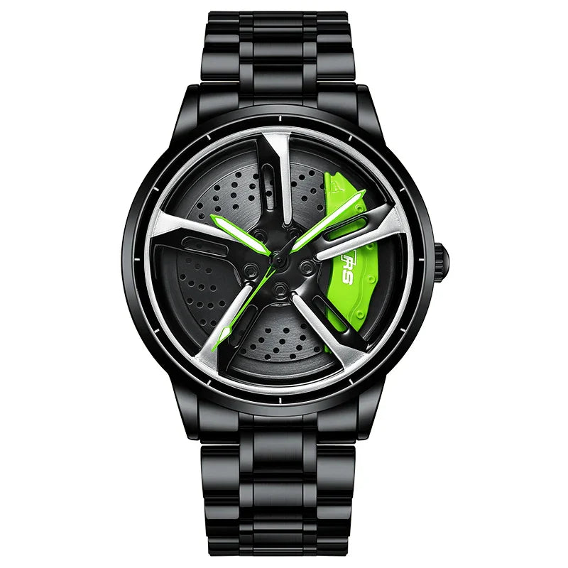 BowLift | Speedster Chrono Quartz Spinning Wheel Men Watch
