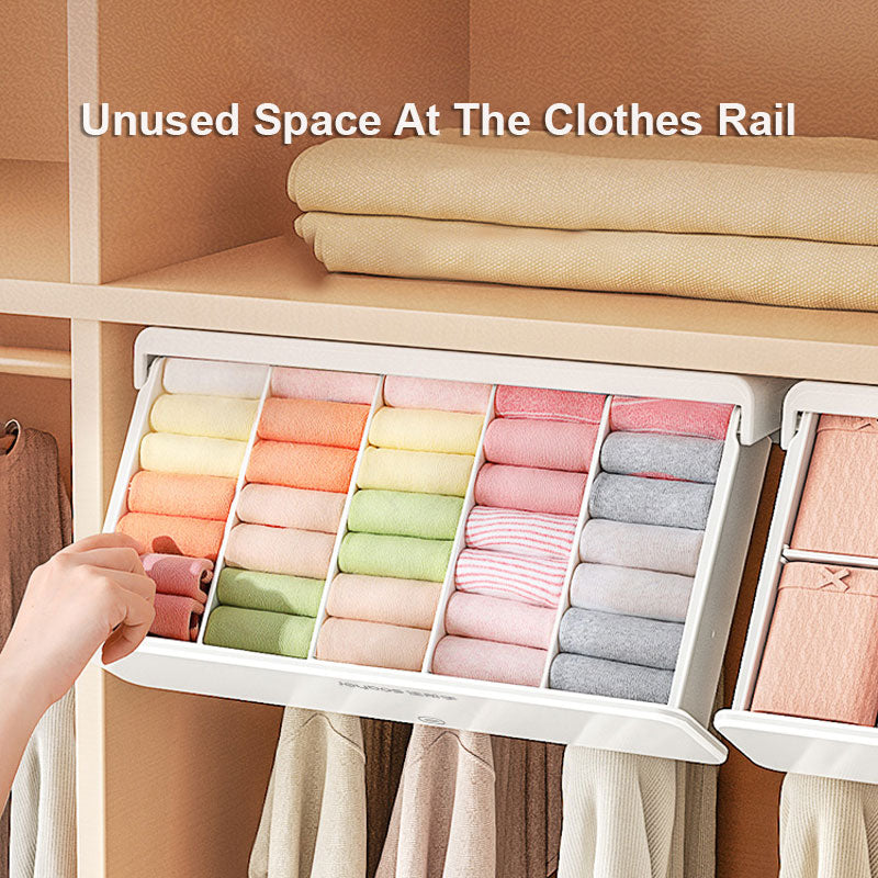 BowLift | Closet Wise Self-Adhesive Space Saving Organizer Box
