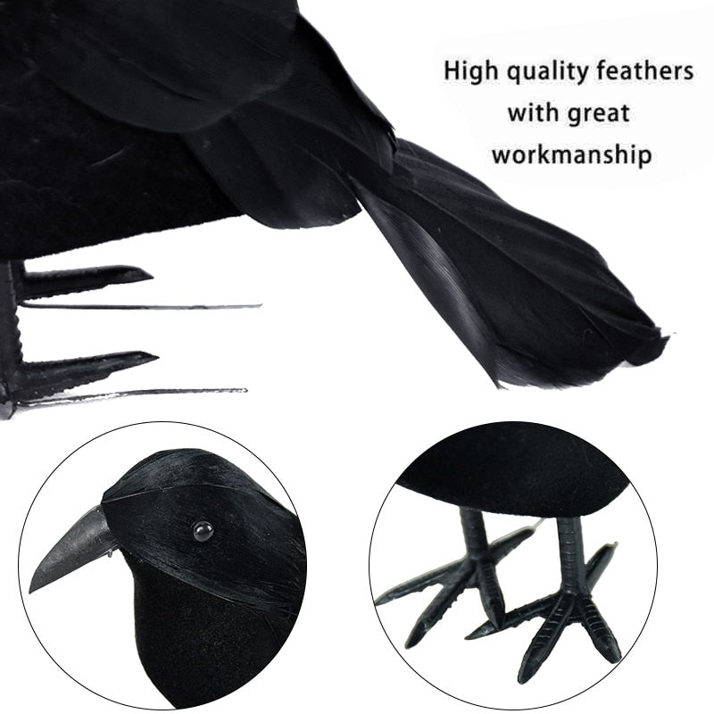 BowLift | Black Crow Halloween Home Decor