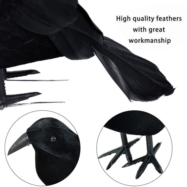 BowLift | Black Crow Halloween Home Decor